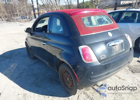 2012 Fiat 500C Pop z USA, uszkodzony, nr VIN 3C3CFFDR8CT186938